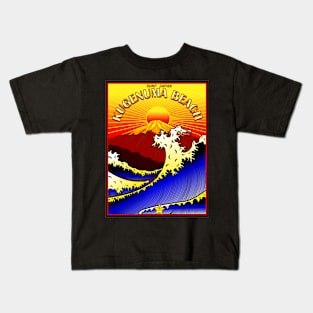 SURF JAPAN KUGENUMA BEACH Kids T-Shirt